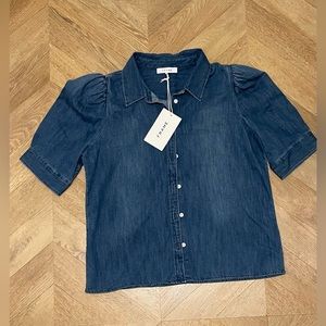 NWT Frame Denim Short Sleeve Shirt